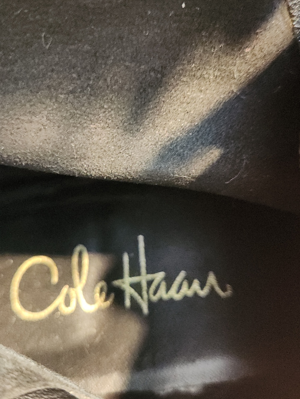 Cole Haan Black Lace-Up Leather Mid-Calf Boots - Picture 9 of 10